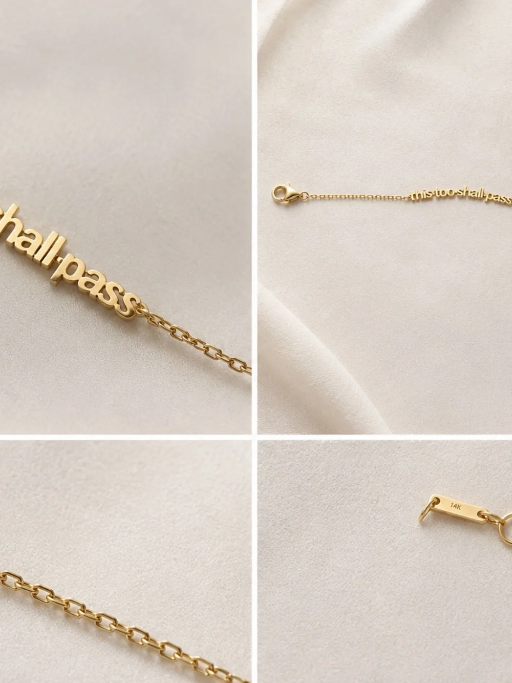 Audry Rose This Too Shall Pass Bracelet - Yellow Gold - Picture 2 of 2